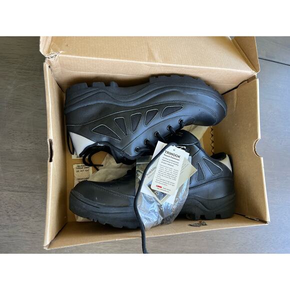 Black Bike Patrol Cycling Shoes Reflective Pliant Versatile Utility 10.5 or 44 - Picture 6 of 11